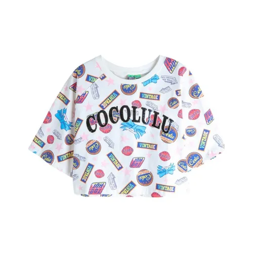 LALABOBO Экрю Женские Рубашки T