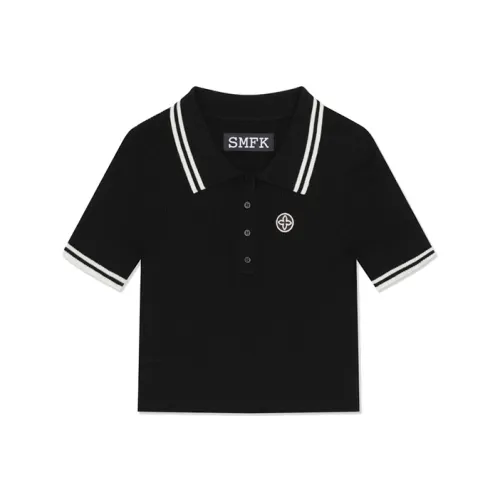 SMFK Поло Женское Дикий Черный