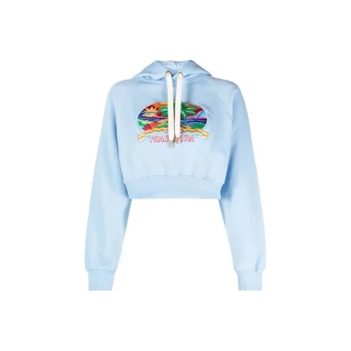 CASABLANCA Небесно-голубой Женские Свитшоты