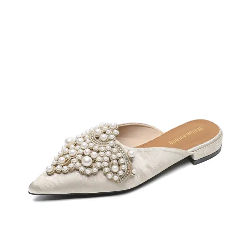 Lan Miao Резиновая подошва Домашние тапочки Женские