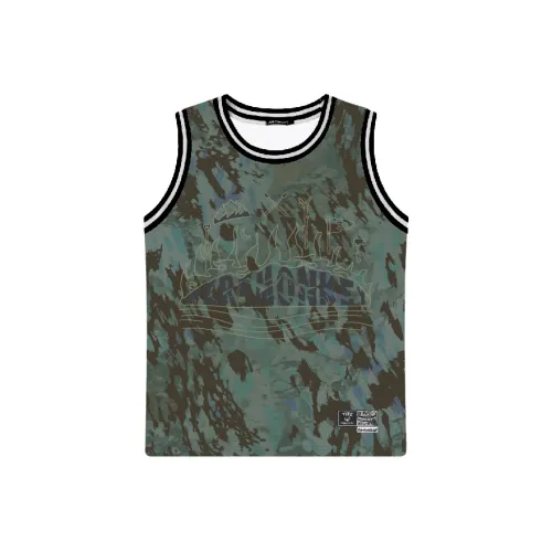 FireMonkey Баскетбольная Джерси Унисекс Коричневая Зеленая