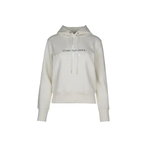CALVIN KLEIN Толстовка Женская Белая