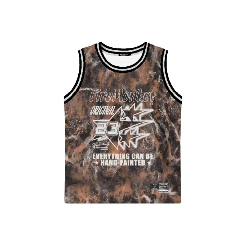 FireMonkey Баскетбольная Джерси Унисекс Коричневый