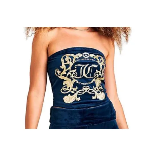JUICY COUTURE Синий Женские Топы без бретелек