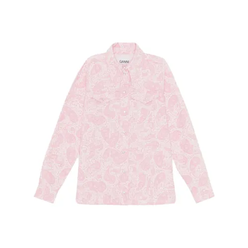 GANNI Розовые Женские Рубашки