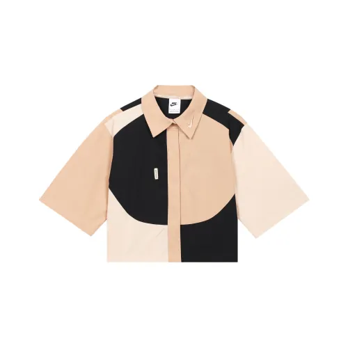 Nike Рубашка Женская Светло-Кофейная