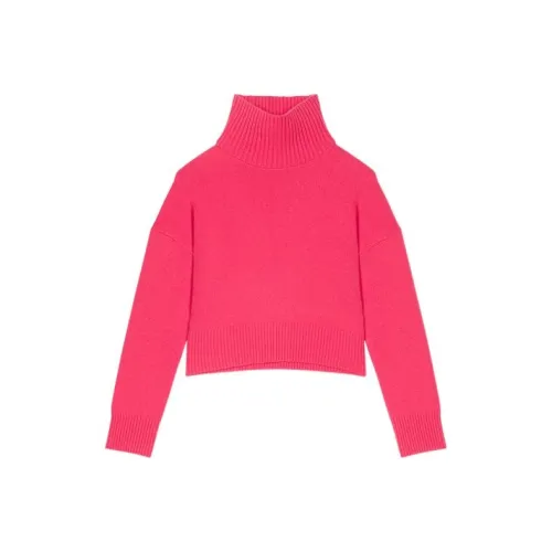 Maje Розовые Женские Кашемировые Свитера