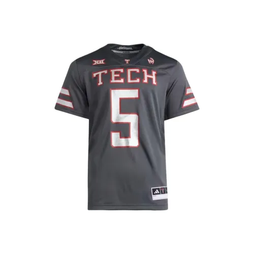 Adidas Texas Tech x Mahomes Premier Strategy Джерси Футбол Джерси Мужской Серый