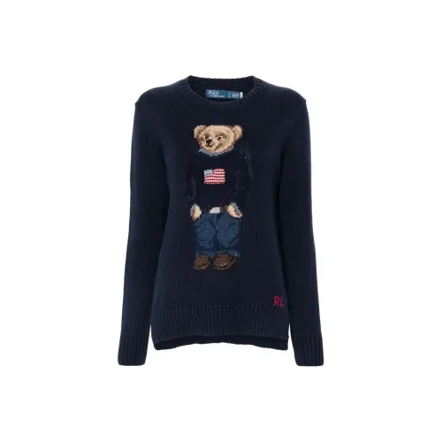 Polo Ralph Lauren FW24 Трикотаж Женский Морской Синий