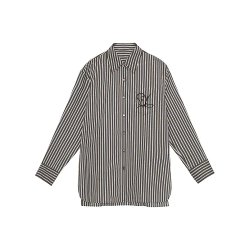 THE SEA LIFE Рубашка Женская Темная Бабочка Коричневая