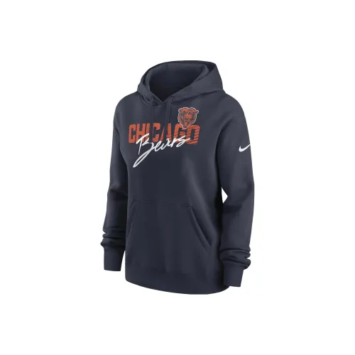 NIKE Морской синий Женские Свитшоты