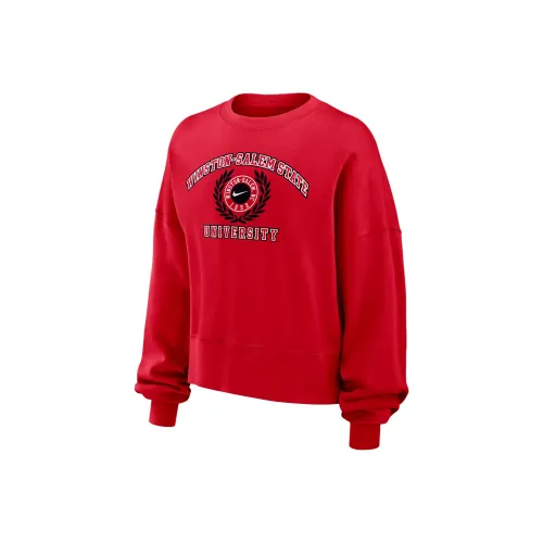 Nike College Winston Salem Толстовка Женская Университетский Красный