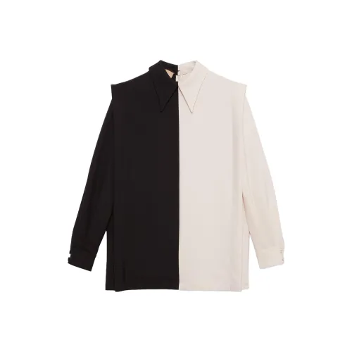 GUCCI Love Parade 2023 Early Spring Collection Рубашка Женская Черно-белая