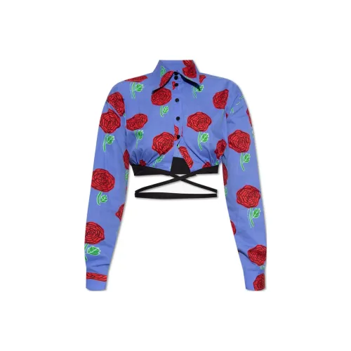 VERSACE JEANS COUTURE синий-фиолетовый Женские Рубашки