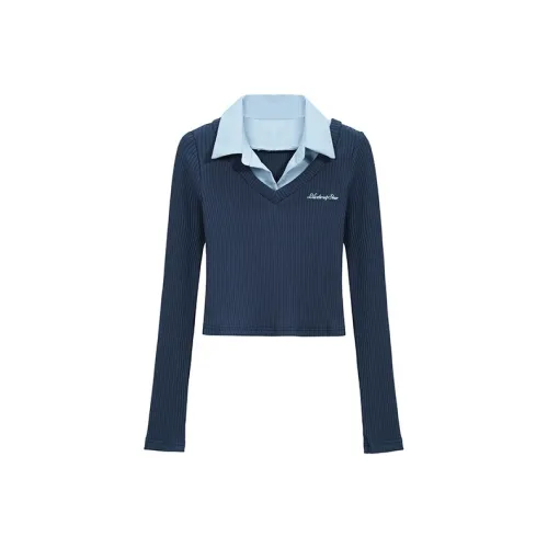 ONE PASS STUDIO Трикотаж Женский Синий