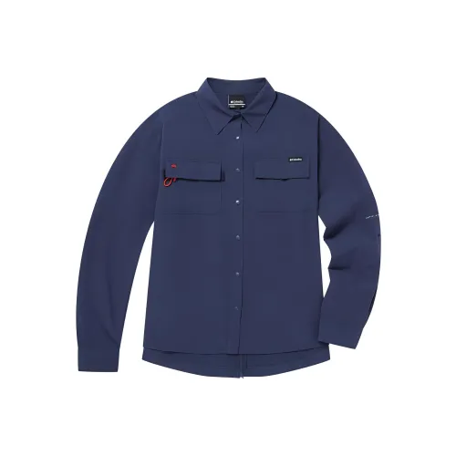 Рубашка Columbia co-brand Женская Темно-синяя