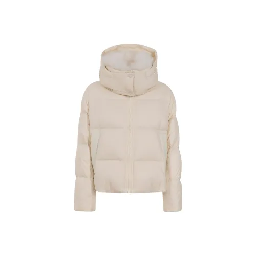 Yves Salomon FW24 Куртки и Пальто Женские Кремовый Белый