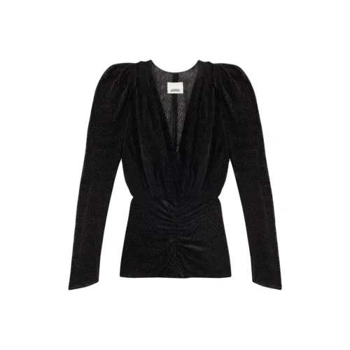 ISABEL MARANT FW24 Рубашка Женская Черная