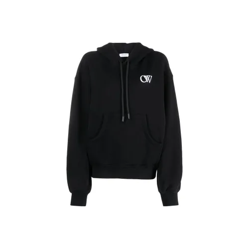 Off Белый черный Женские Свитшоты