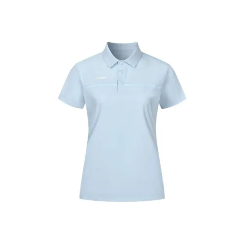 LINING Поло Женское Небесно-Синий