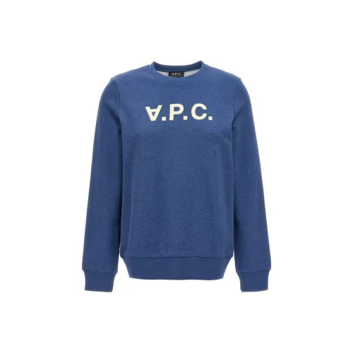 A.P.C Синий Женские Свитшоты
