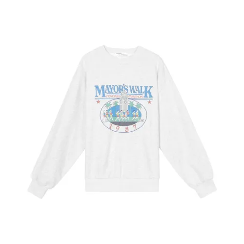 XINBANGBANG Свитшот Женский Светло-Серый