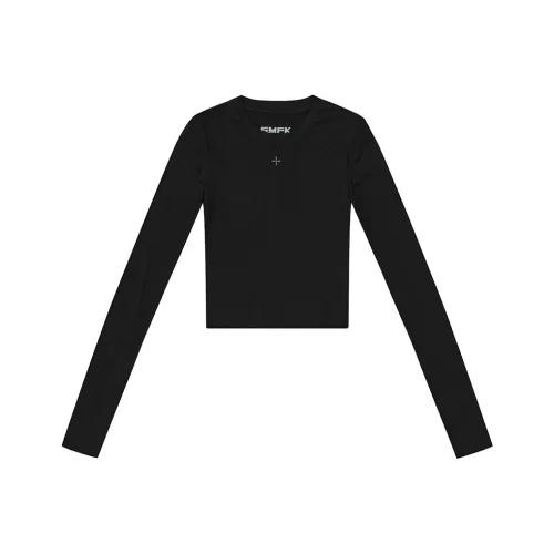 SMFK T-Shirt Женская Дикий Черный