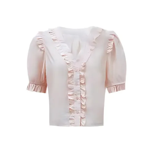 Little pull Нежно-розовый Женские Рубашки