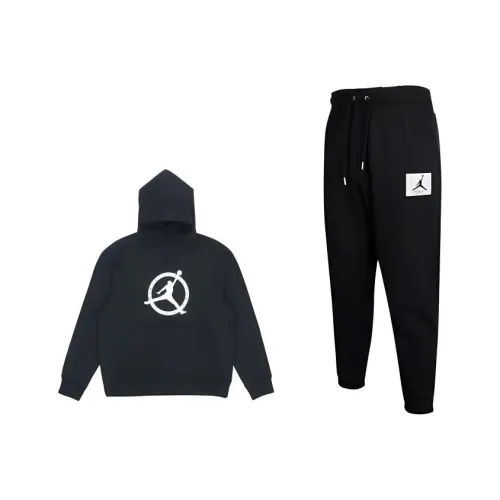 Jordan x Off Белый Свитшот Комплект Мужской Черный