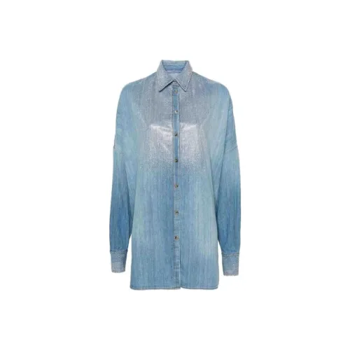 ERMANNO SCERVINO Рубашка Женская Синяя