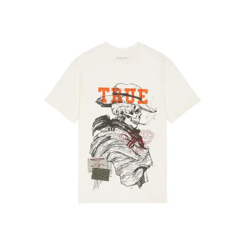 TRUE RELIGION T Рубашка Мужская Белая