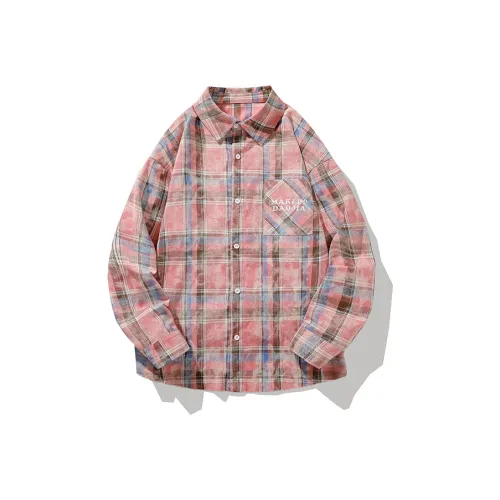 PANDA BASE Розовая унисекс рубашка