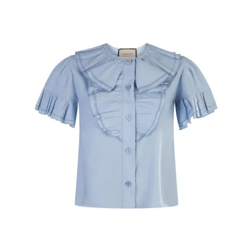 GUCCI Синие Женские Рубашки
