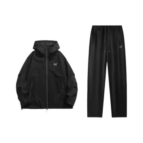 361° Свитшот Комплект Унисекс Супер Черный