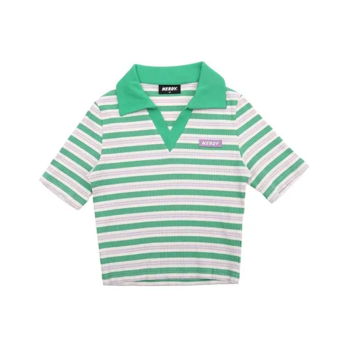 Nerdy Зеленое Женское Поло