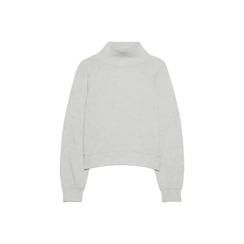 ARITZIA TNA Waffle Wade Mockneck Sweater Sweatshirt Women's H.Light Cool GREY Light Cool Grey ARITZIA TNA Вафельный Уэйд Mockneck Свитер Толстовка Женские H.Светлый Холодный GREY Светлый Холодный Серый
