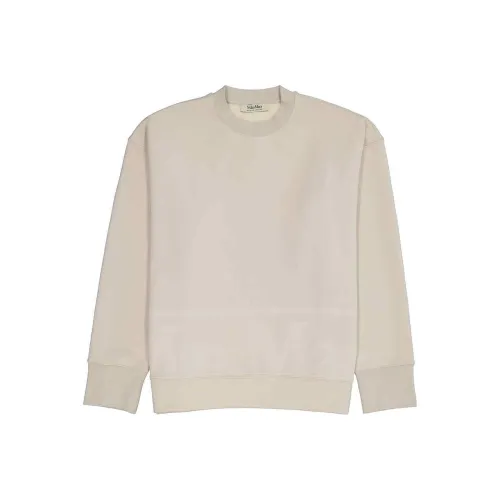 MaxMara Слоновая кость Женские Свитшоты