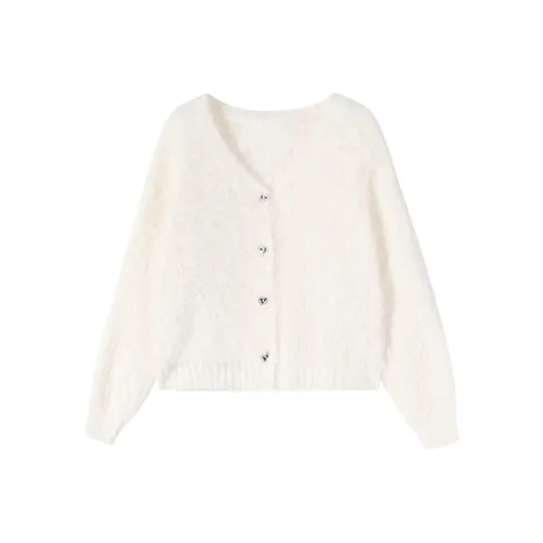 EIDOLON GRAIN Белый Женские Трикотаж