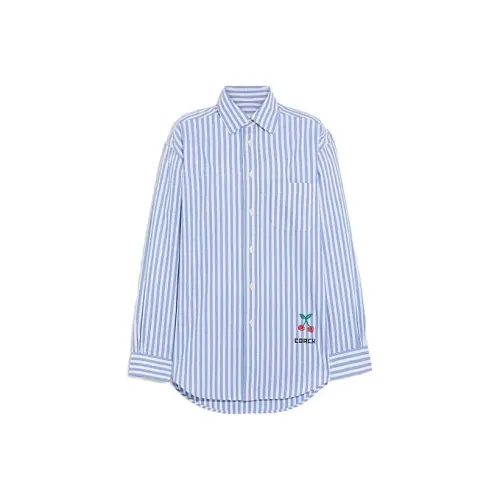COACH Синие Женские Рубашки
