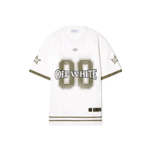 OFF Белый SS25 Футбол Джерси Мужской Белый
