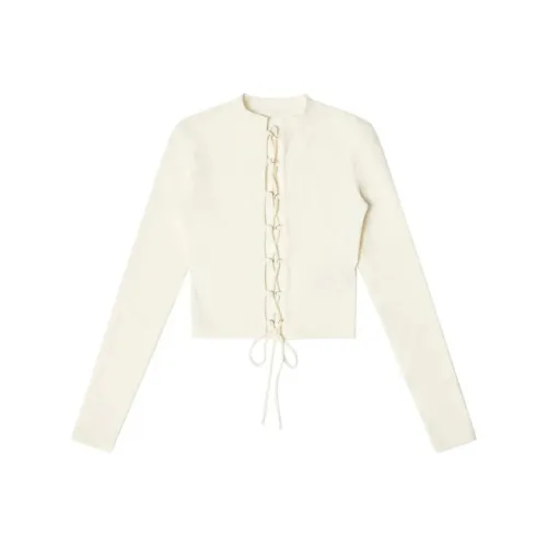 HERON PRESTON Слоновая кость Женская Трикотажная одежда