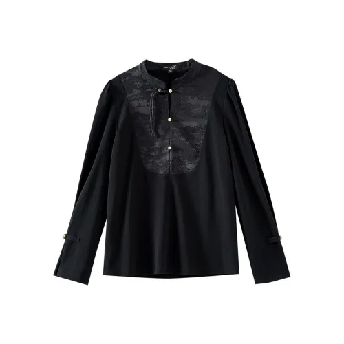 OUNIXUE Черный Женские Трикотаж