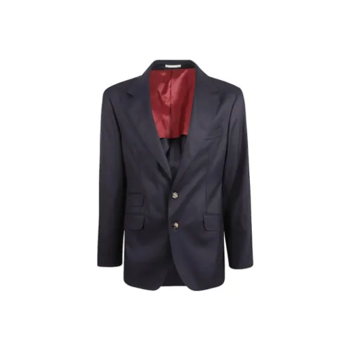 BRUNELLO CUCINELLI Деловой костюм мужской синий