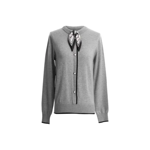 OUNIXUE Серый Женские Трикотаж