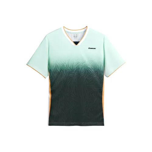 Кавасаки Contest Series Бадминтон Джерси Унисекс Черный Зеленый