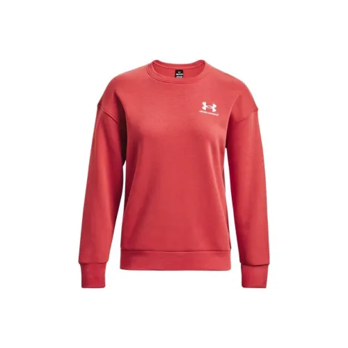 Under Armour ESSENTIAL Красный Женские Свитшоты