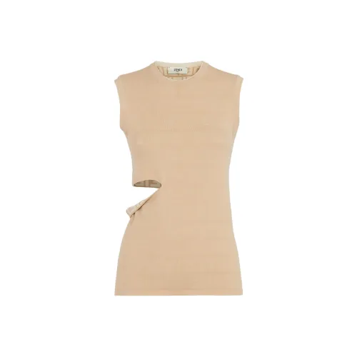 FENDI SS23 Трикотаж Женский Бежевый