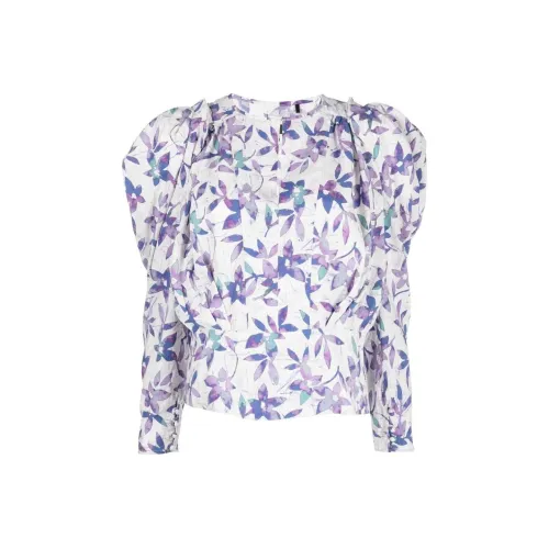 ISABEL MARANT Фиолетовые Женские Рубашки