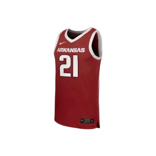 Nike Баскетбольная Джерси Мужская Темно-Красная