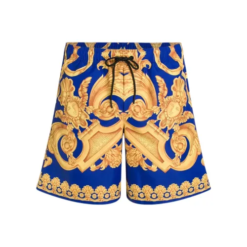 VERSACE SS24 Повседневные шорты Мужские Синие